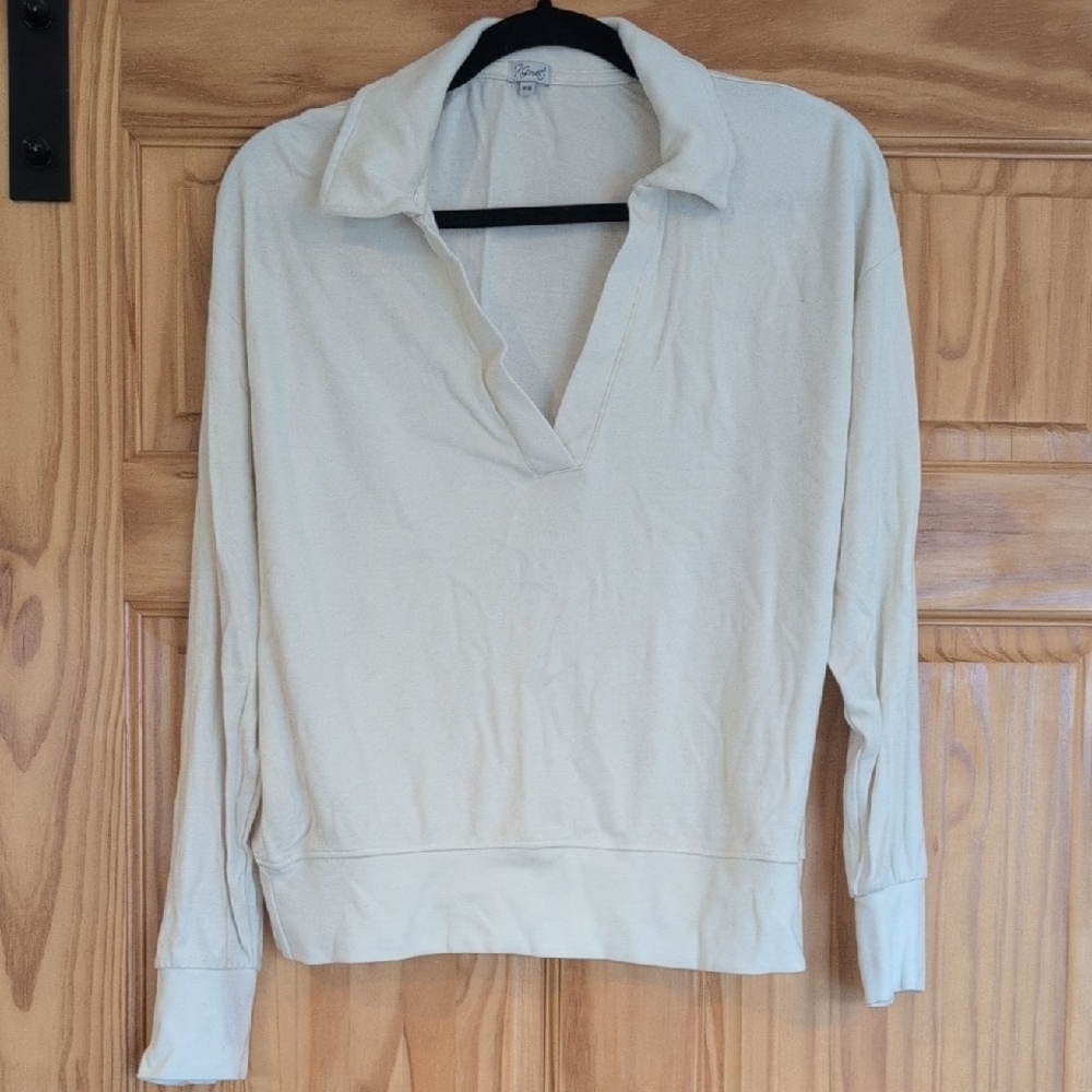 Kismet Cream V-Neck Sweater